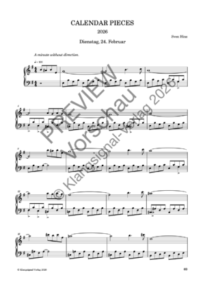 CALENDAR PIECES: 24. Feb. 2026